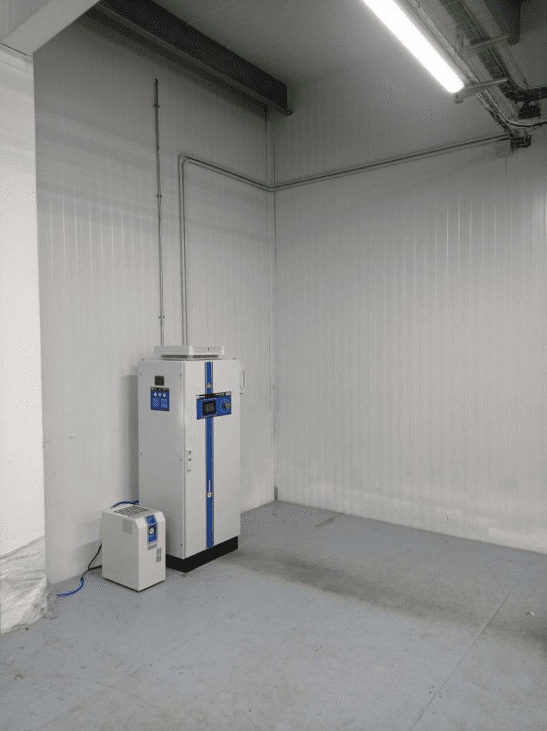 Traitement des chambres froides à l'ozone pour la conservation des plantes